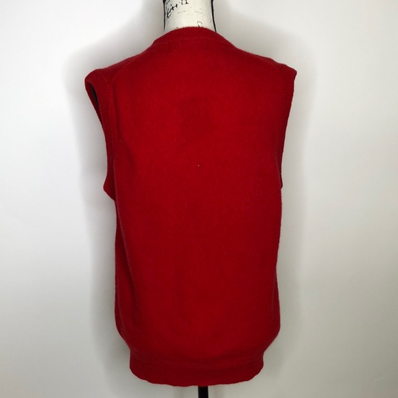 Men’s Vintage Woodstock Bernard Wool Sweater Vest - Picture 5 of 10